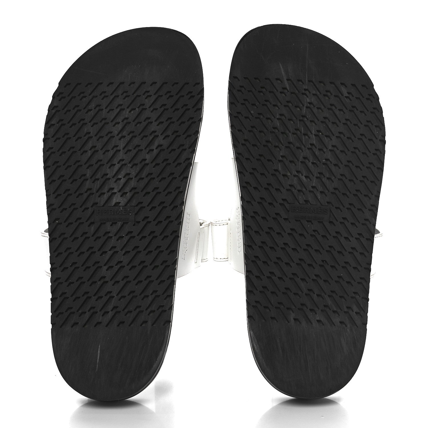 Hermes Calfskin Womens Chypre Sandals 40 White 5 of 8