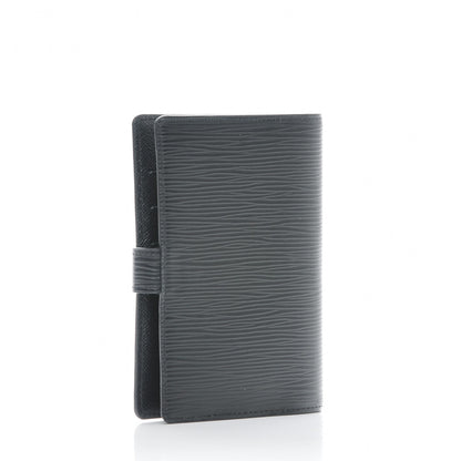 Louis Vuitton Epi Small Ring Agenda Cover Black 3 of 6
