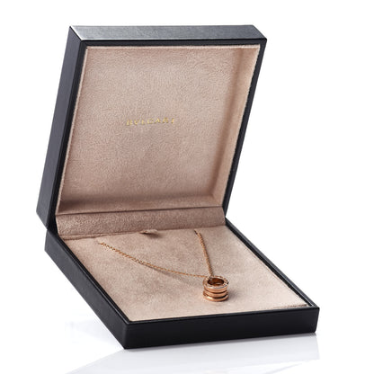 Bulgari 18K Rose Gold B.Zero1 Pendant Necklace 5 of 5