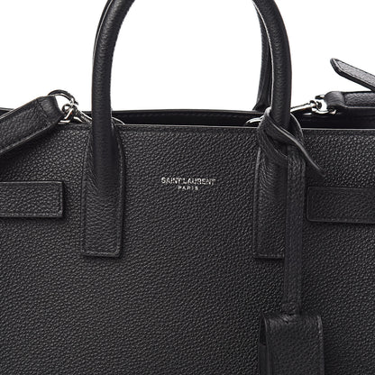 Saint Laurent Grained Calfskin Nano Sac De Jour Black 11 of 11