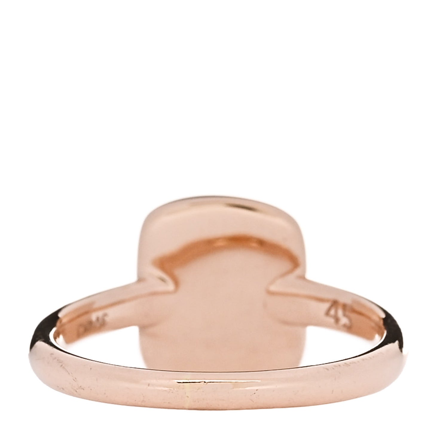 18K Rose Gold Diamond .30ctw Rectangular Sabbia Ring  44 3