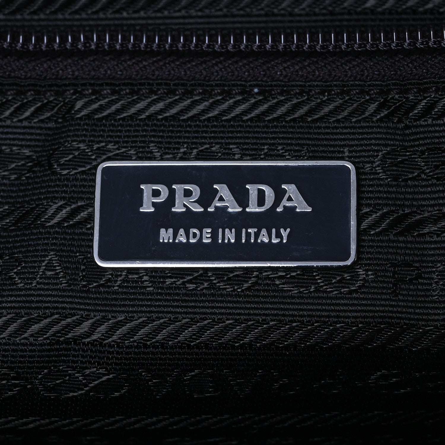 Prada Canvas Calfskin Duffle Beige Blue 6 of 20
