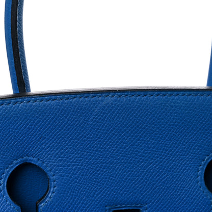 Hermes Courchevel Birkin 35 Bleu France 51 of 66