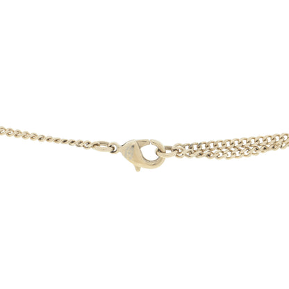 Chanel Crystal CC Chain Necklace Gold 6 of 7