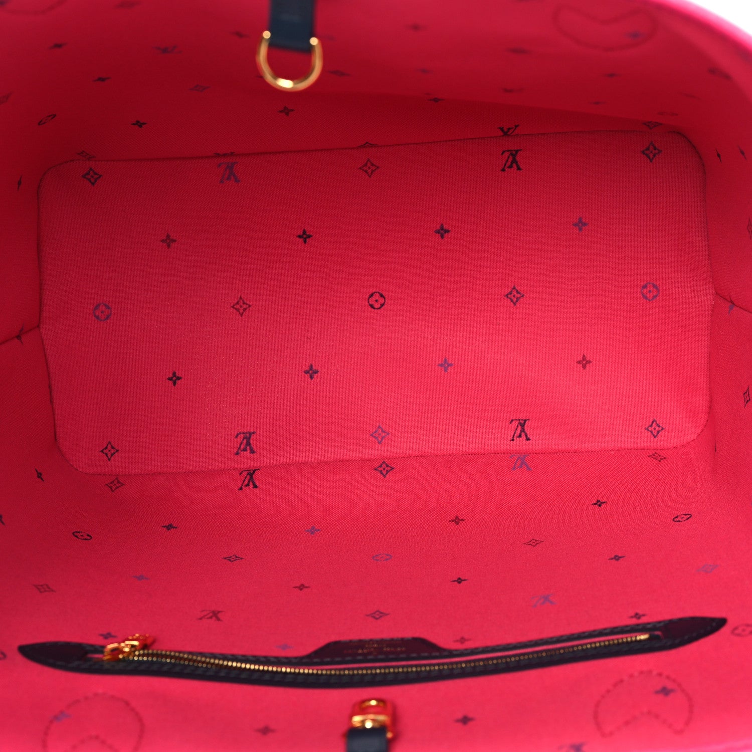 Louis Vuitton Monogram Giant Spring In The City Neverfull MM Midnight Fuchsia 6 of 10