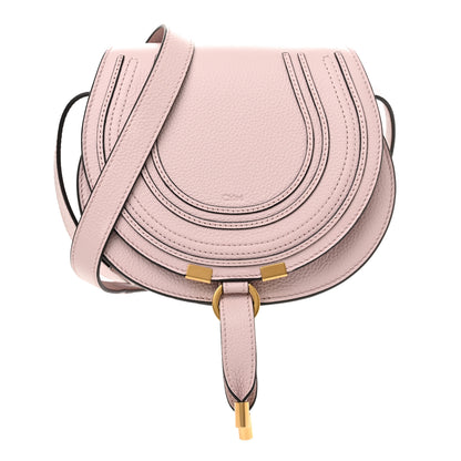Chloe Grained Calfskin Small Marcie Saddle Bag Misty Lavender 1 of 12