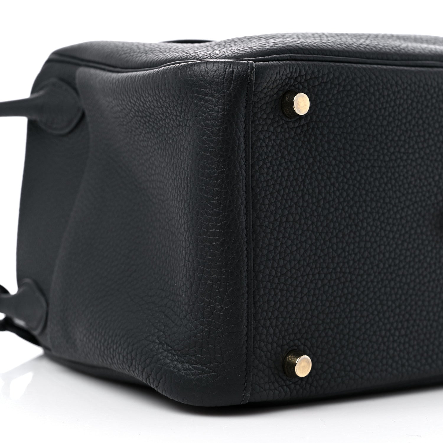Hermes Taurillon Clemence Lindy 30 Black 8 of 9