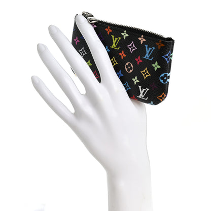 Louis Vuitton LV X TM Monogram Multicolor Key Pouch Black 2 of 7