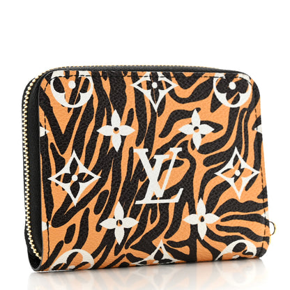 Louis Vuitton Monogram Giant Jungle Zippy Coin Purse Black 3 of 8