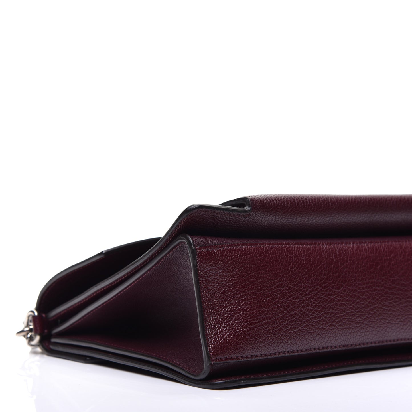 Goatskin Medium GV3 Shoulder Bag Aubergine