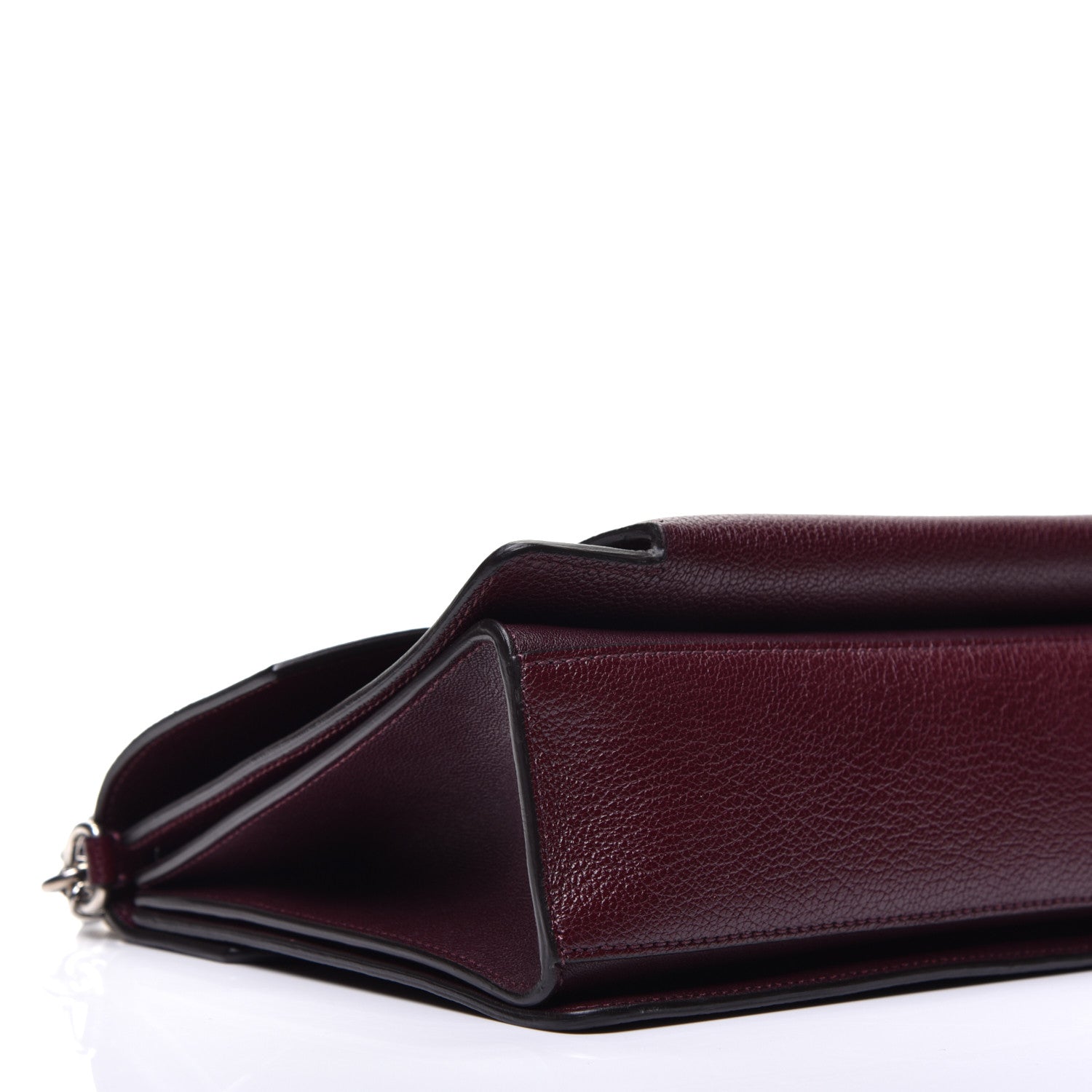 Givenchy Goatskin Medium GV3 Shoulder Bag Aubergine 8 of 9