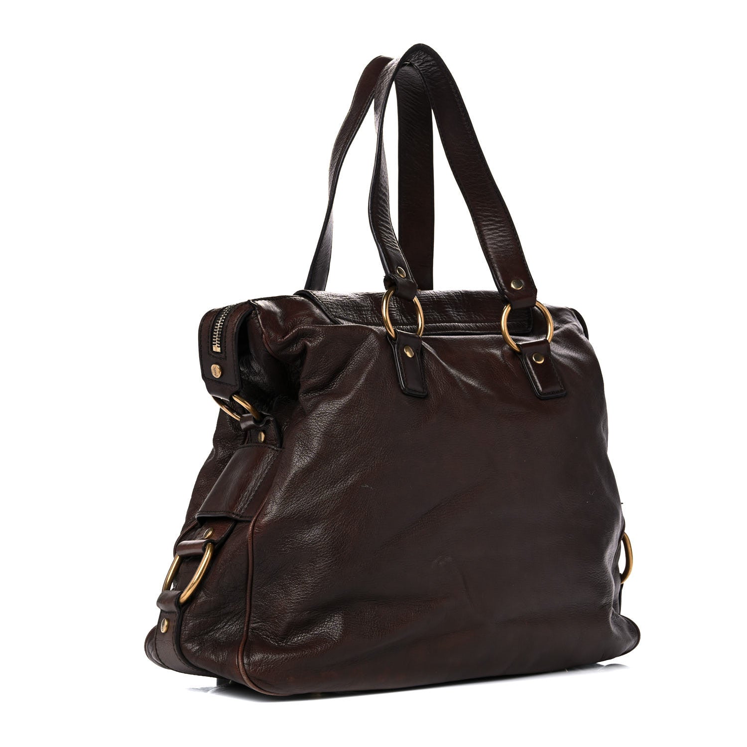 Saint Laurent Calfskin Muse Messenger Bag Brown 3 of 27