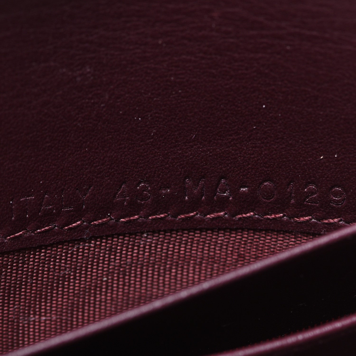 Christian Dior Oblique Saddle Card Holder Bordeaux 7 of 9