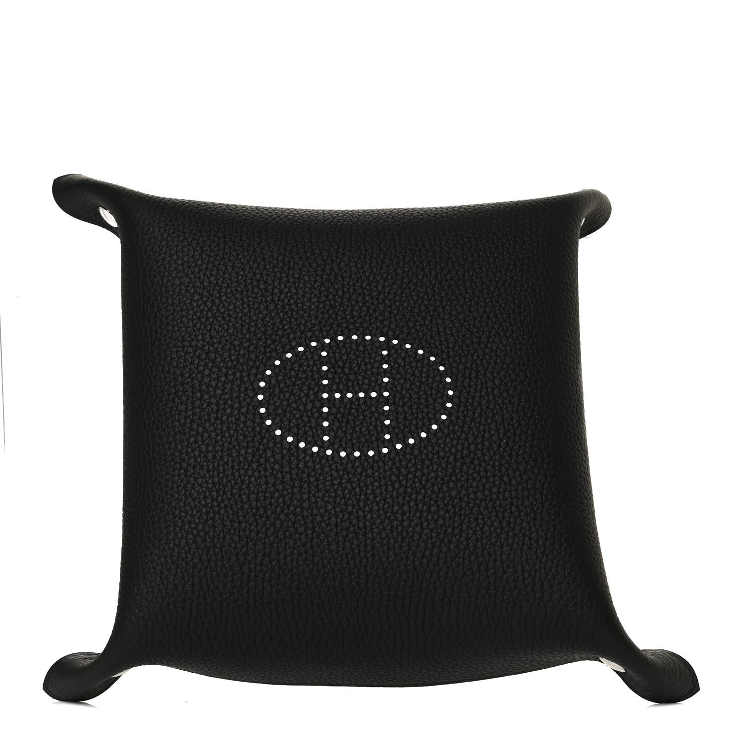Hermes Taurillon Clemence Mises et Relances Change Tray Black 3 of 6