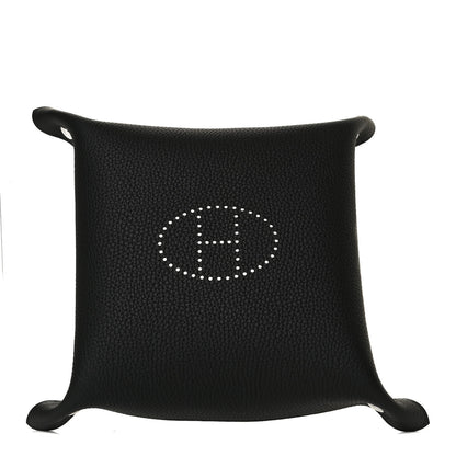 Hermes Taurillon Clemence Mises et Relances Change Tray Black 3 of 6