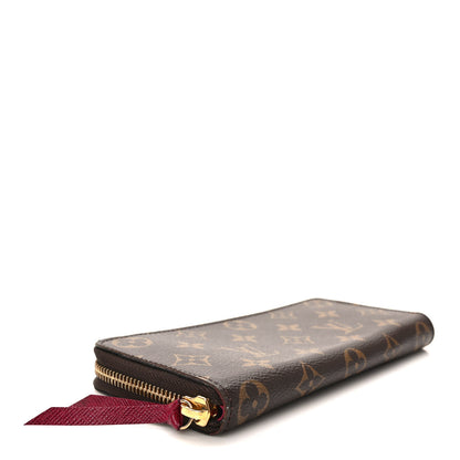 Louis Vuitton Monogram Clemence Wallet Fuchsia 4 of 9