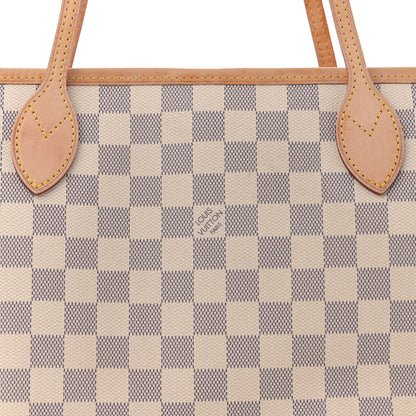 Louis Vuitton Damier Azur Neo Neverfull MM Rose Ballerine 8 of 13