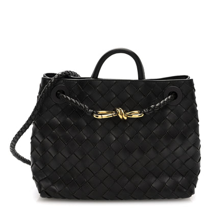 Bottega Veneta Nappa Intrecciato Small Andiamo Shoulder Bag Fondant 1 of 9