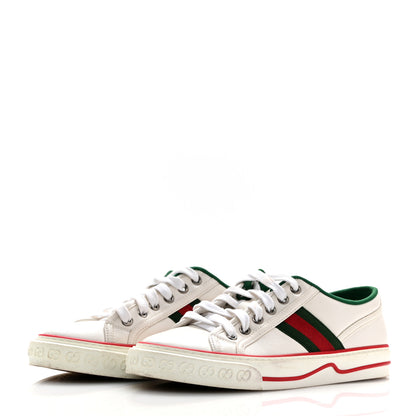 Gucci Jacquard Mini GG Monogram Web Womens 1977 Tennis Sneakers 37.5 White 4 of 10