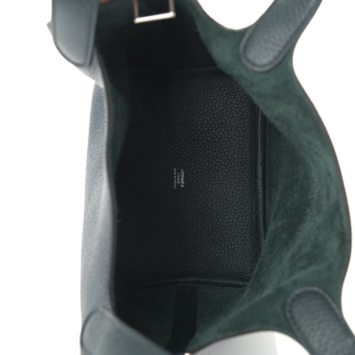 Hermes Taurillon Clemence Picotin Lock 18 PM Vert Cypress 5 of 9