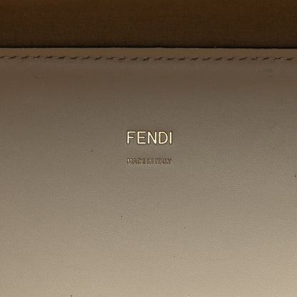 Fendi Vitello King Plexiglass Medium Fendi Sunshine Shopper Tote White Ice 6 of 15