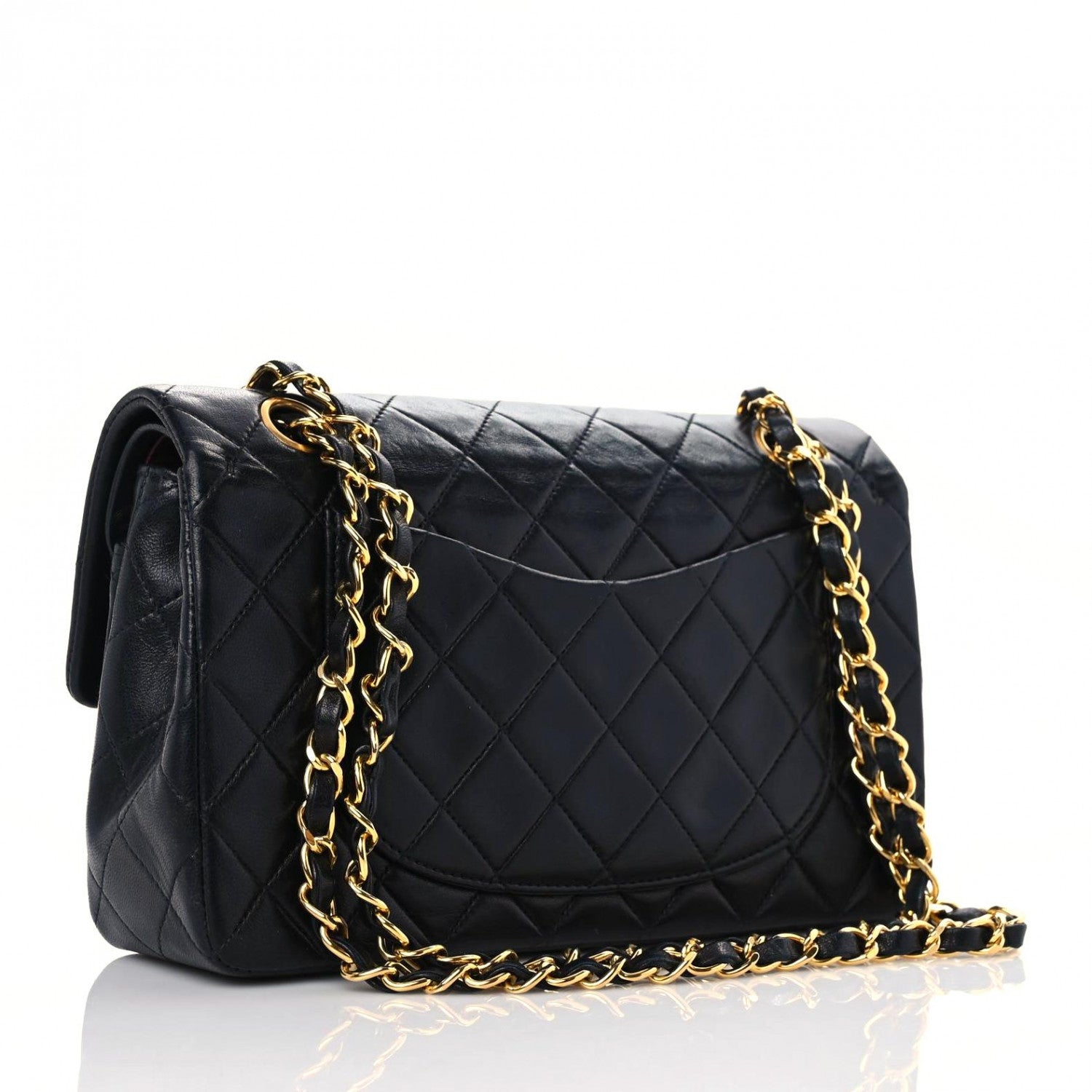 Chanel Lambskin Quilted Small Double Flap Black 3 of 19