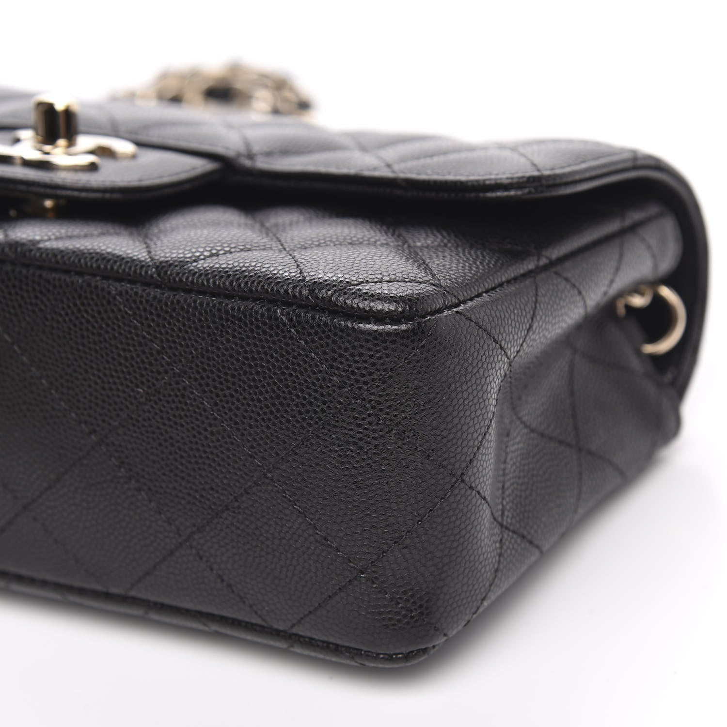 Chanel Caviar Quilted Mini Rectangular Flap Black 10 of 12