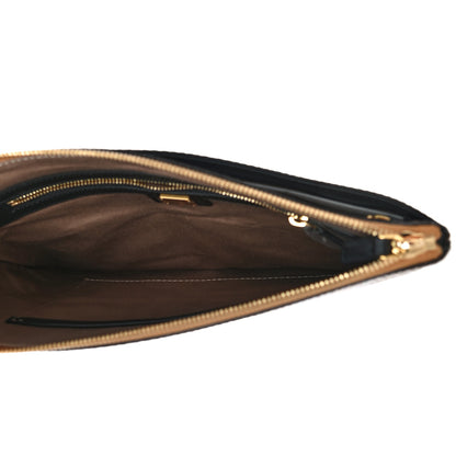 MCM Metallic Visetos Medium Crossbody Pouch Gold 7 of 10
