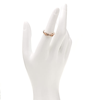 Tiffany 18K Rose Gold Diamond Infinity Ring 53. 6.25 2 of 5