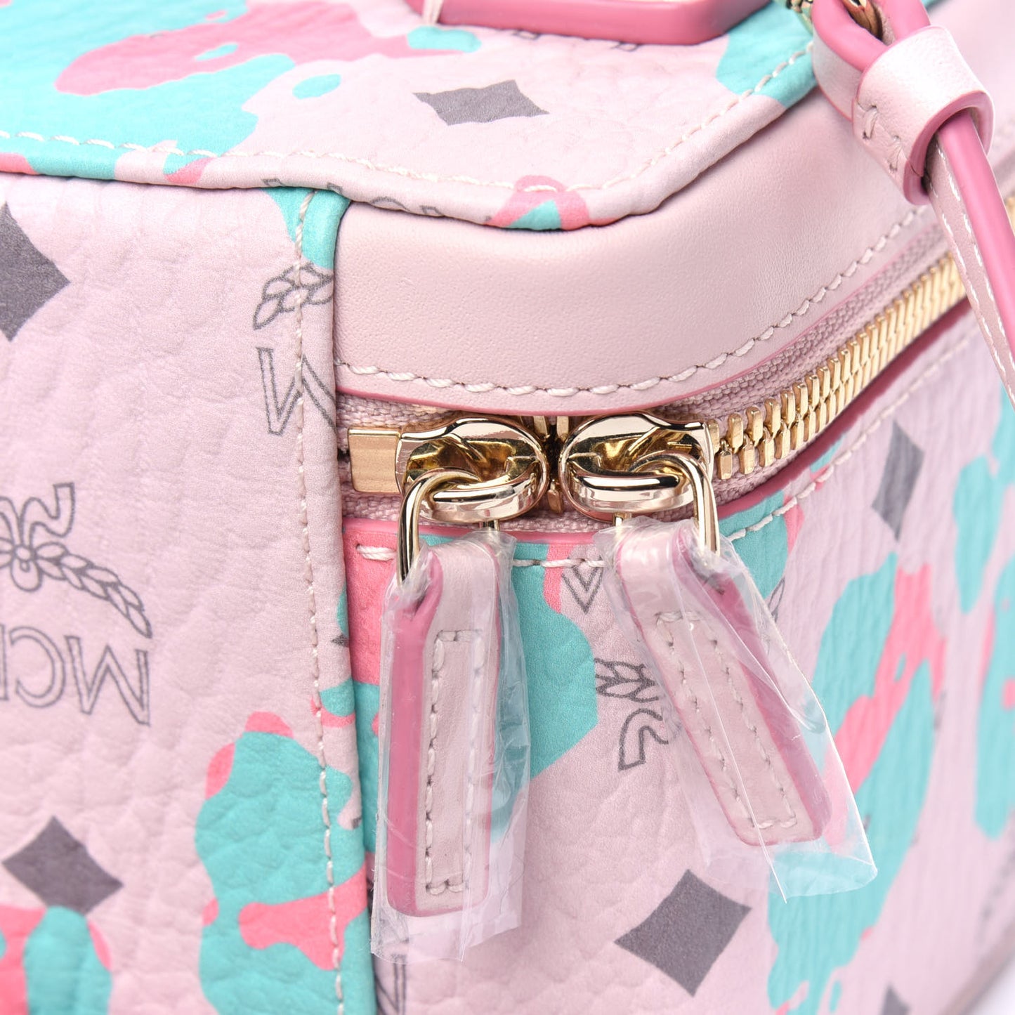 Visetos Floral Leopard Vanity Case Pink