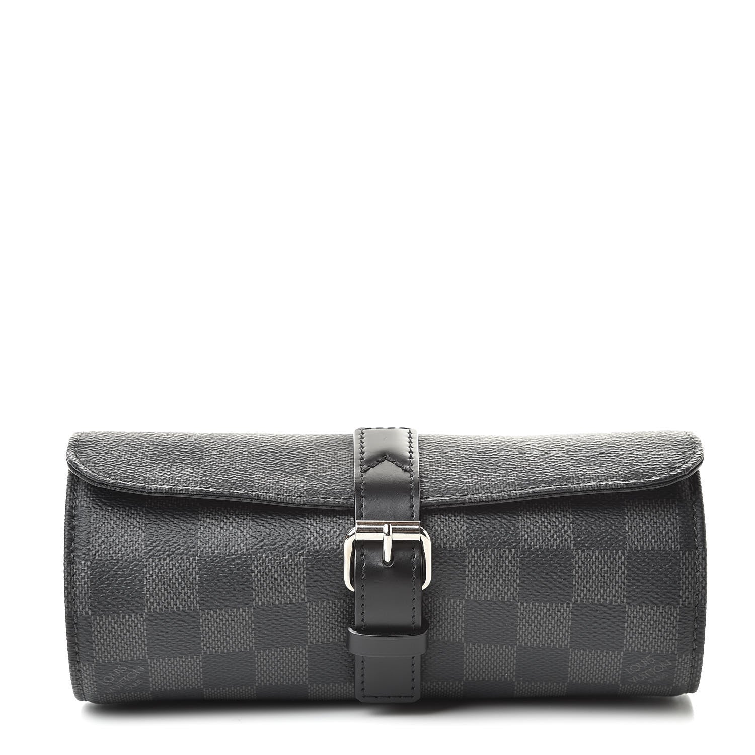 Louis Vuitton Damier Graphite 3 Watch Travel Case 1 of 8