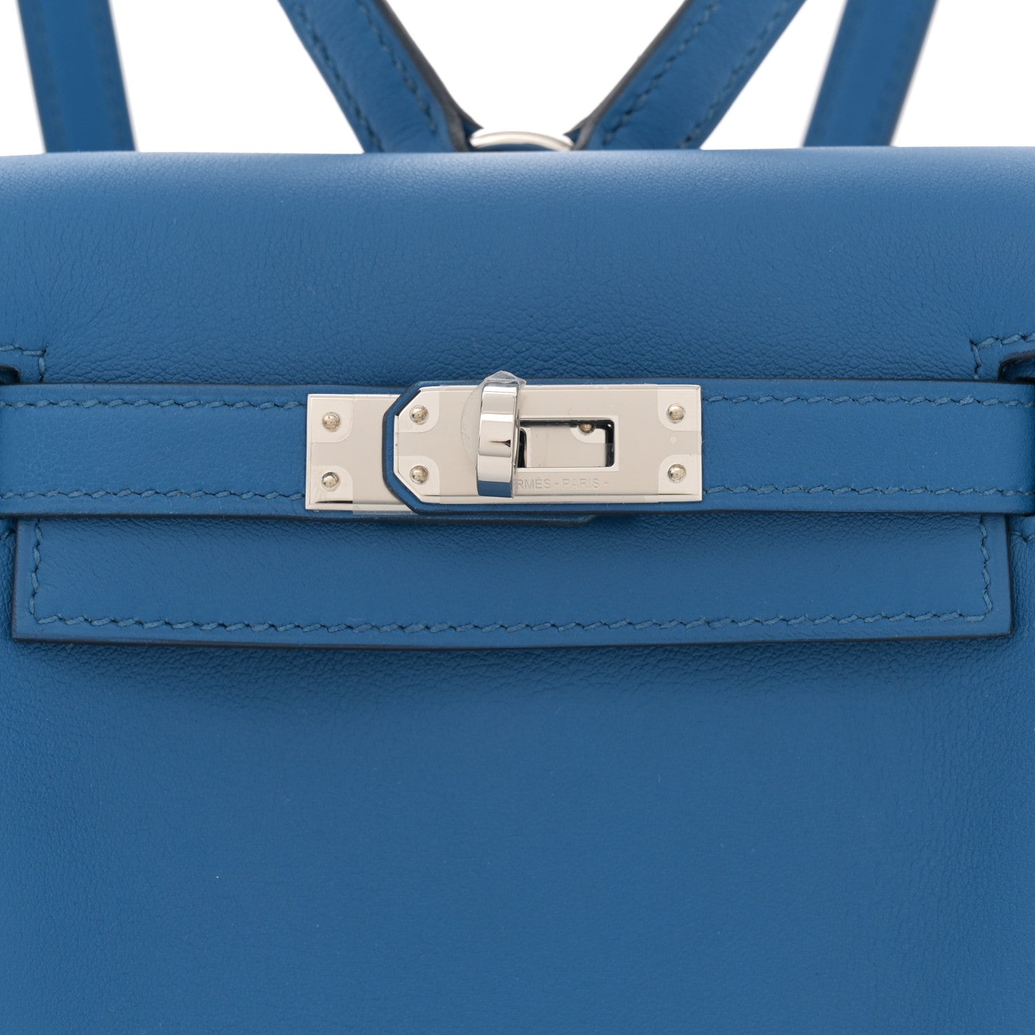 Hermes Swift Kelly Jump Backpack Bleu France 8 of 11