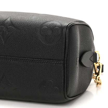 Louis Vuitton Empreinte Monogram Giant Speedy Bandouliere 20 Black 9 of 10
