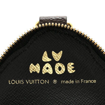 Louis Vuitton X NIGO Monogram Duck Coin Card Holder Black 5 of 9