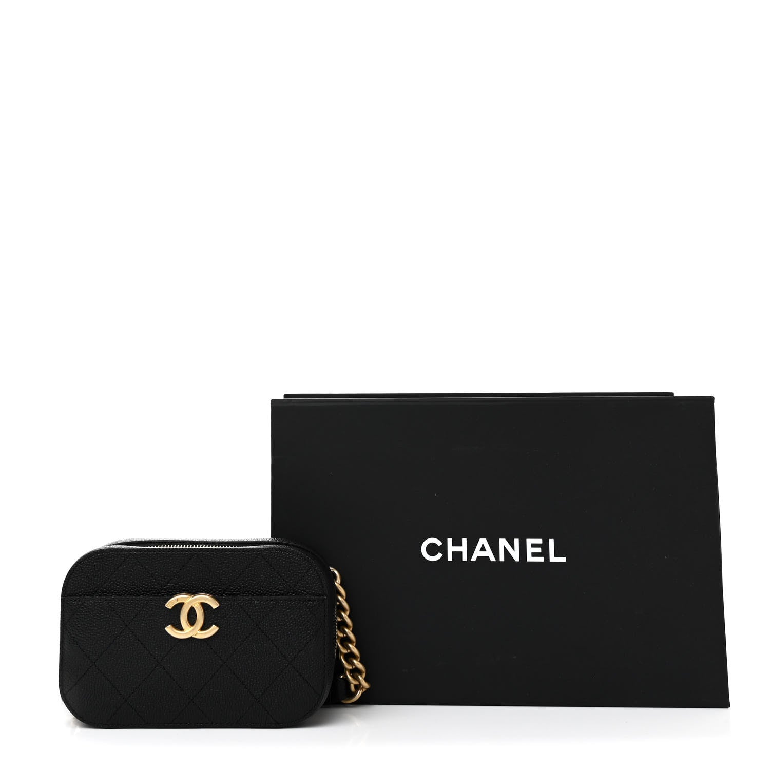 Chanel Caviar Stitched Waist Bag Black 11 of 11
