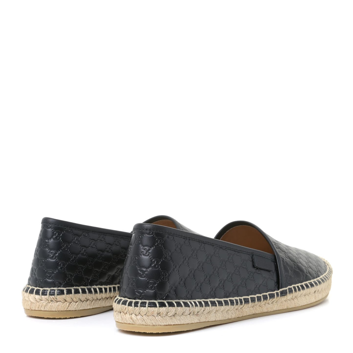 Microguccissima Signature Espadrilles 40 Black