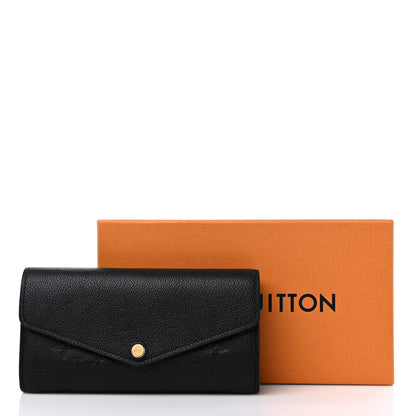 Louis Vuitton Empreinte Sarah Wallet NM Black 9 of 9