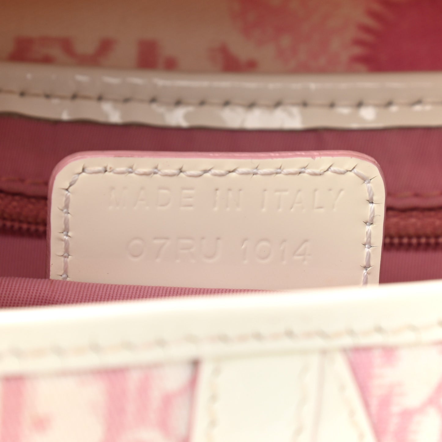 Monogram Floral Saddle Bag Pink