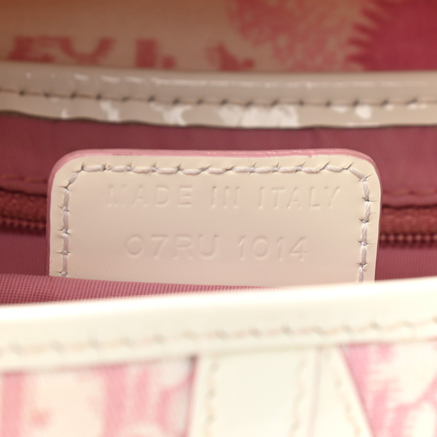 Christian Dior Monogram Floral Saddle Bag Pink 7 of 9