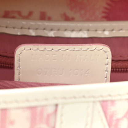 Christian Dior Monogram Floral Saddle Bag Pink 7 of 9