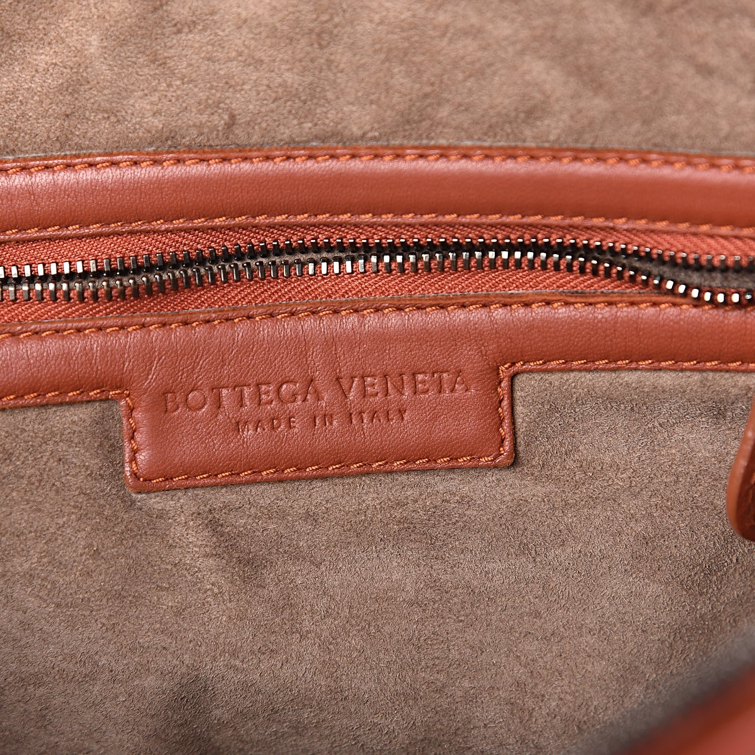Bottega Veneta Nappa Intrecciato Nodini Crossbody Rust 6 of 10