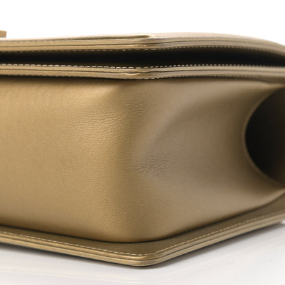 Chanel Metallic Patent Calfskin Quilted Medium Boy Flap Gold 9 of 16