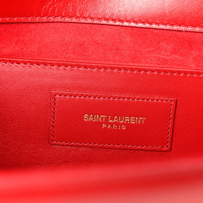Saint Laurent Grain De Poudre Classic Monogram Cassandre Clutch Rouge Orient 7 of 11
