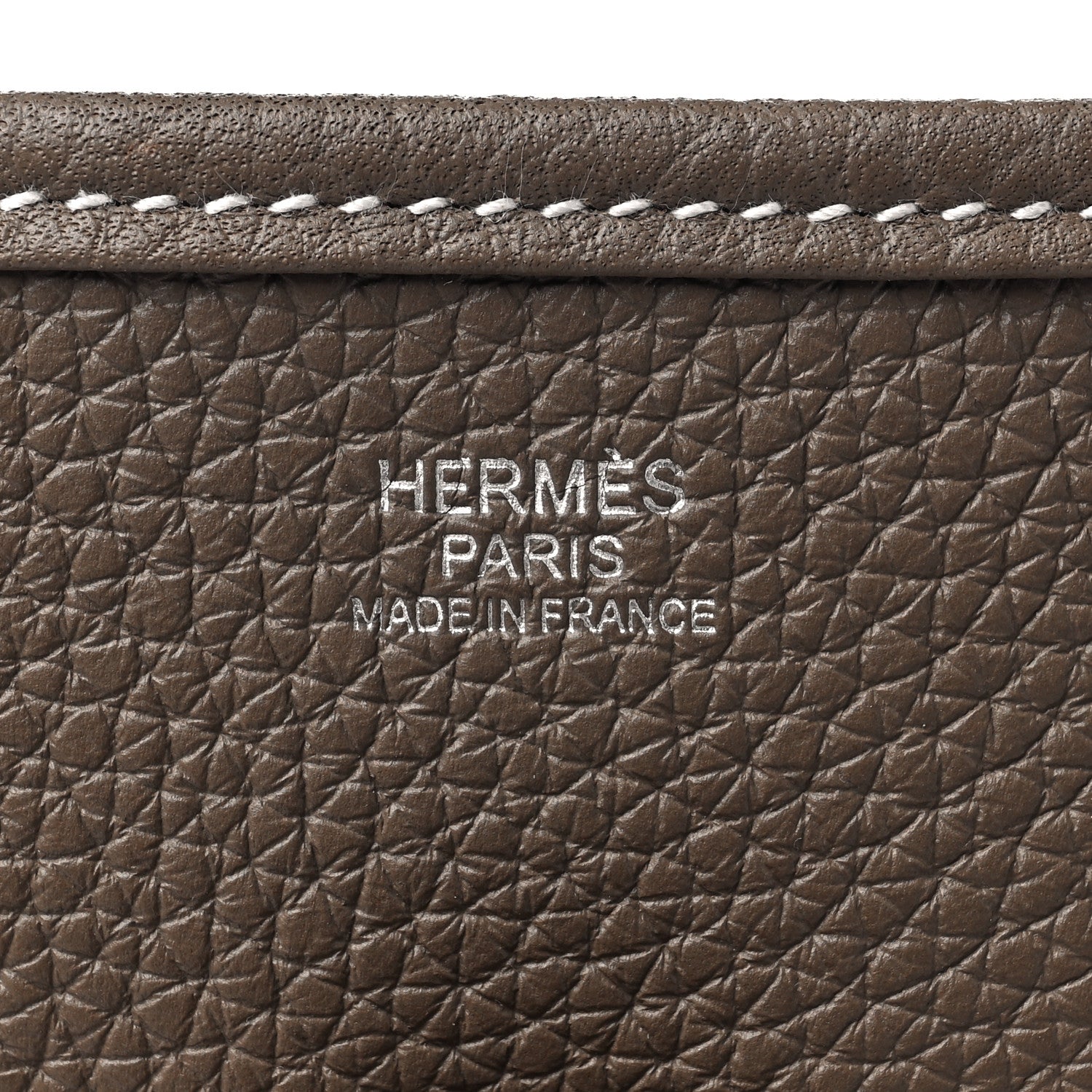 Hermes Taurillon Clemence Evelyne III PM Etoupe 6 of 9