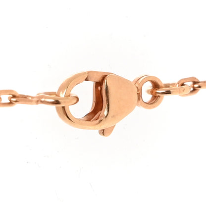 Hermes Lacquered Rose Gold Pop H Pendant Necklace Poudre 3 of 5