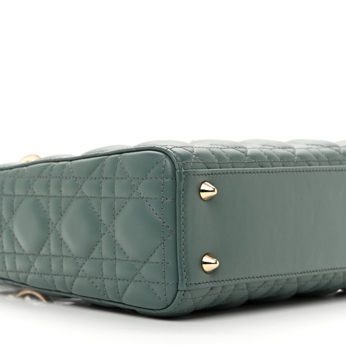Lambskin Cannage Small My ABCDior Lady Dior Army Green