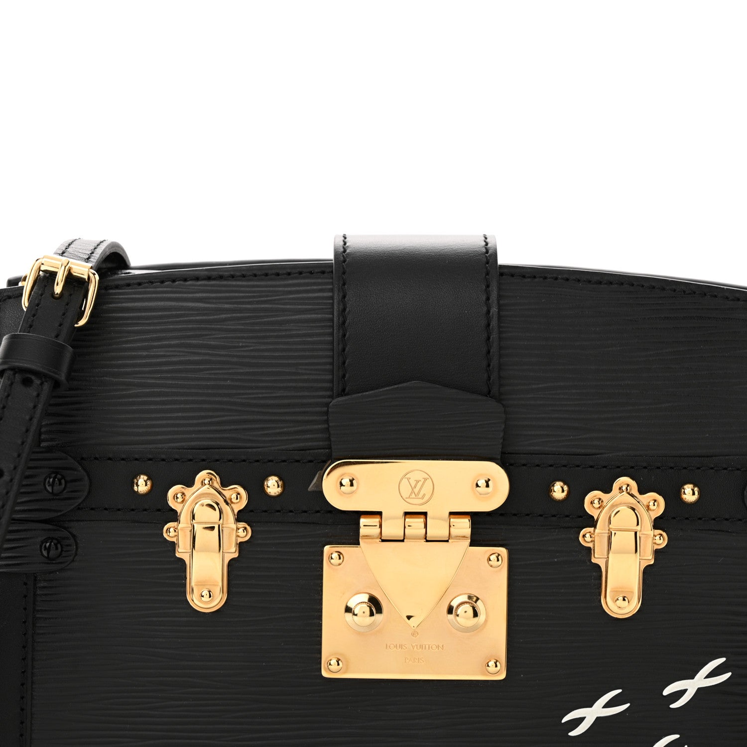 Louis Vuitton Epi Trunk Clutch Black 7 of 10