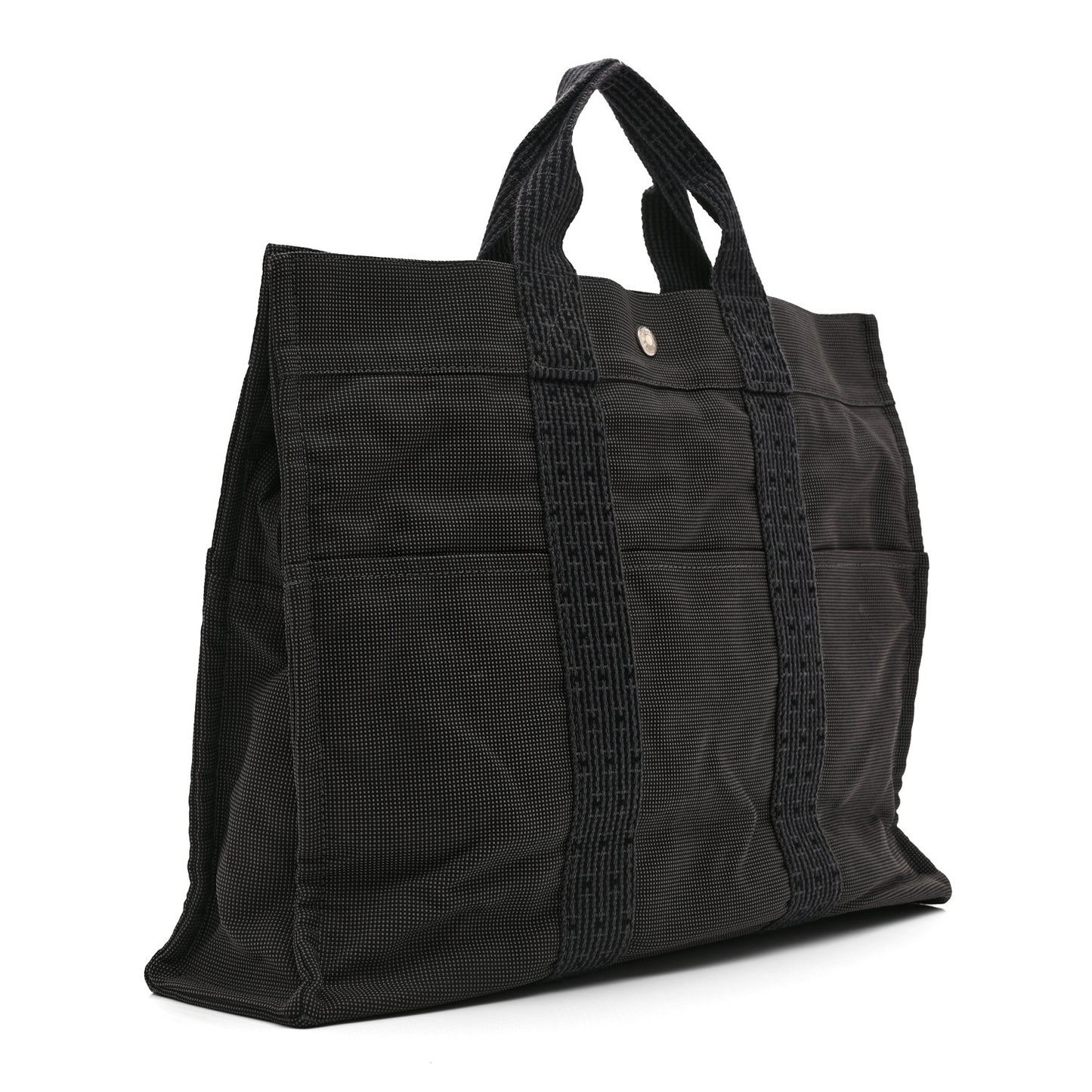 Canvas Herline MM Tote Grey