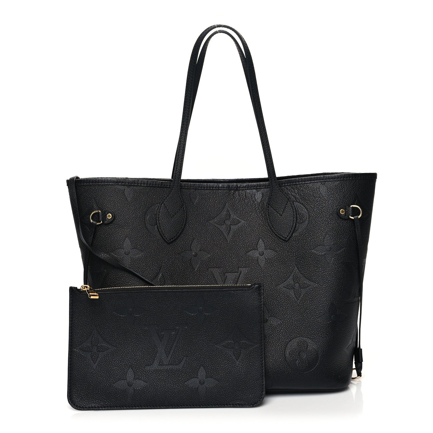 Louis Vuitton Empreinte Monogram Giant Neverfull MM Black 1 of 11