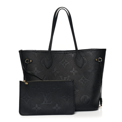 Louis Vuitton Empreinte Monogram Giant Neverfull MM Black 1 of 11